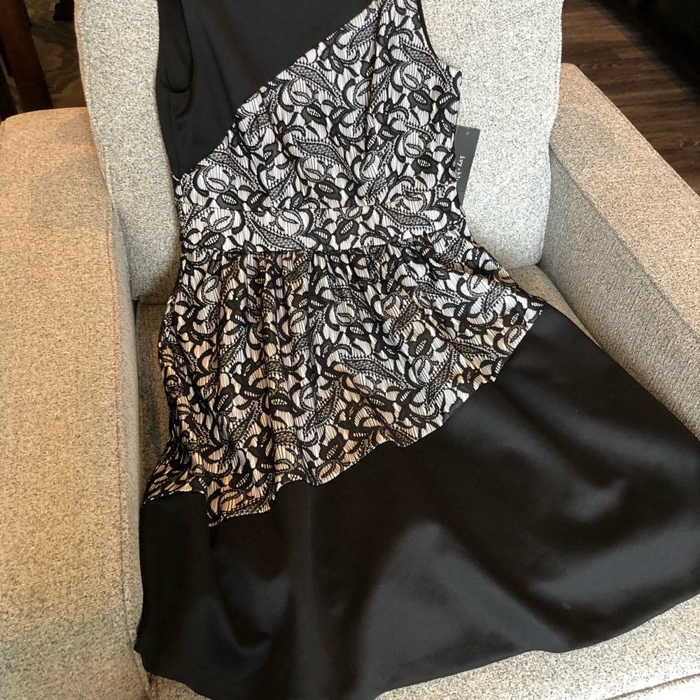 Ivy + Blu, Black Lace Cocktail Dress - Picture 3 of 6